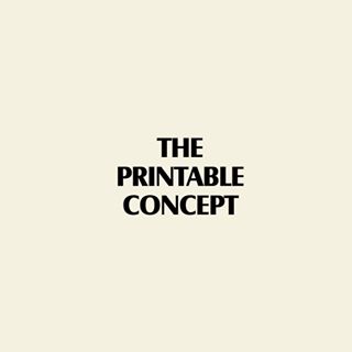 The Printable Concept